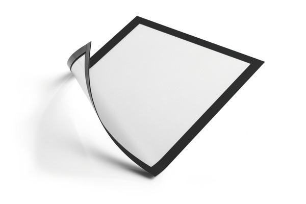 Durable DURAFRAME® MAGNETIC Cornice Espositiva A4 Nero in PVC Rigido - Confezione da 5 Pezzi