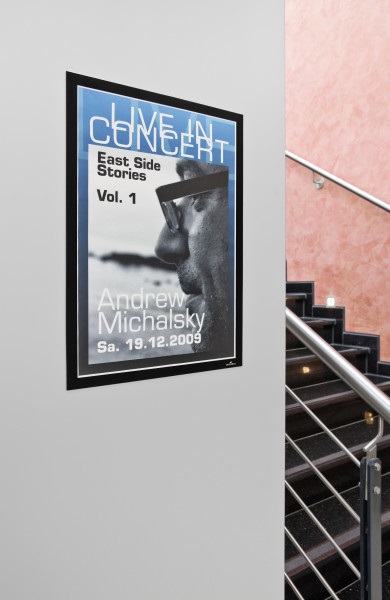 Durable DURAFRAME® Cornice Espositiva Adesiva A3 Nero - Confezione da 6 o 10 Pezzi, Facile Inserimento con Pannello Magnetico