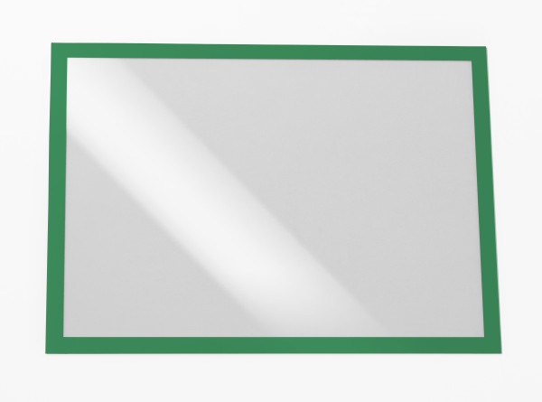 Durable DURAFRAME® A3 Cornice Magnetica Verde 325x445mm - Autoadesiva e Facile da Rimuovere (Conf. 2)