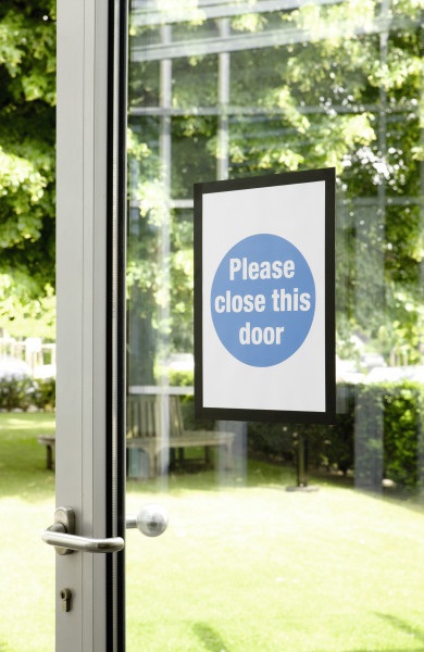 Durable DURAFRAME Cornice Espositiva Magnetica A4 Bianco - Autoadesiva, Confezione da 10 e 20 Pezzi