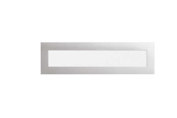 Durable DURAFRAME MAGNETIC TOP - Cornice Espositiva Magnetica Argento Metallizzato, 210 x 40 mm, Confezione da 5 Pezzi