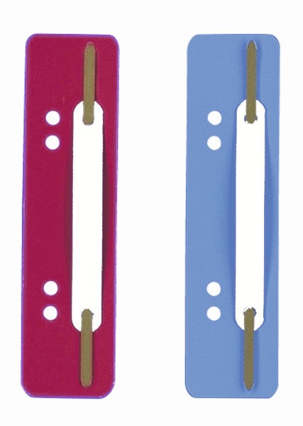 Durable 690100 - Pressini Fermafogli Flexi Filing Strips, 150x38 mm, Foratura 60/80 mm, Assortiti, Confezione da 250 Pezzi