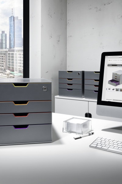 Durable VARICOLOR Grigio Plastica