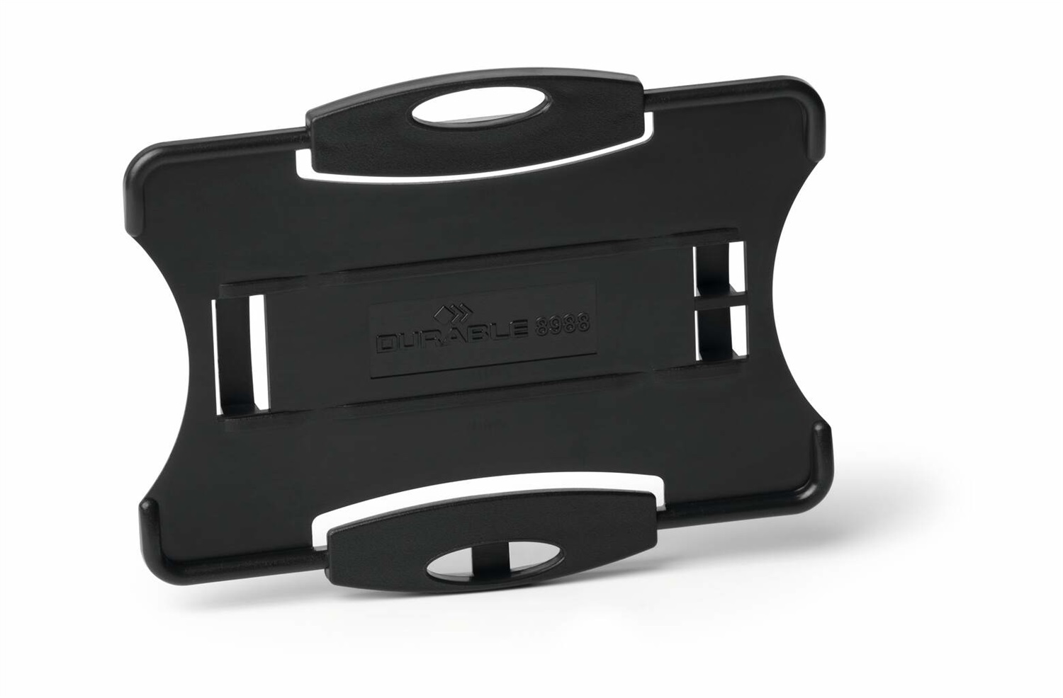 Durable 898801 Portabadge Eco per 1 Tessera, 54 x 87 mm, Nero, Confezione da 10 Pezzi