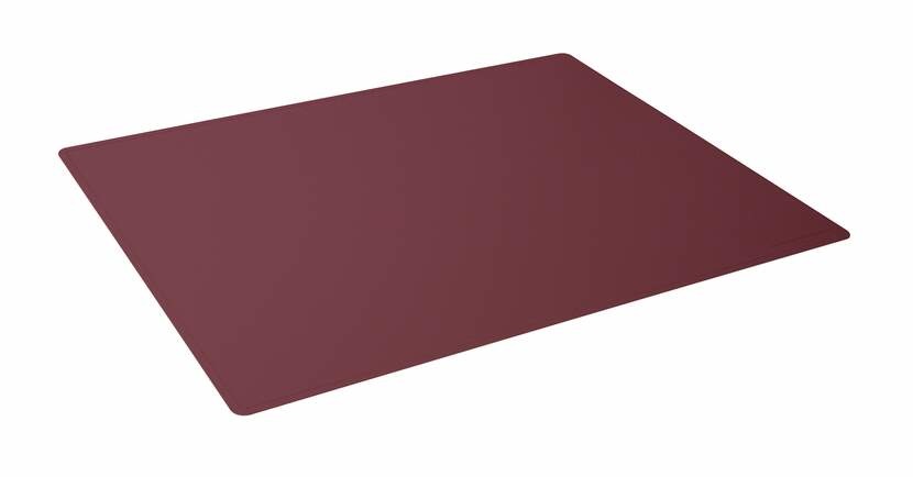 Durable Sottomano Antiscivolo in Polipropilene Rosso 53 x 40 cm con Bordo Decorativo