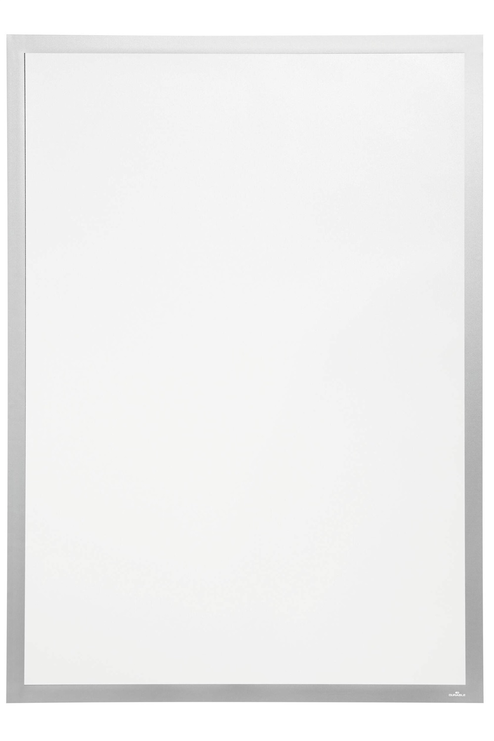 Durable Cornice espositiva DURAFRAME® POSTER 70x100 cm - Argento Metallizzato, Autoadesiva, Fissaggio Senza Bolle