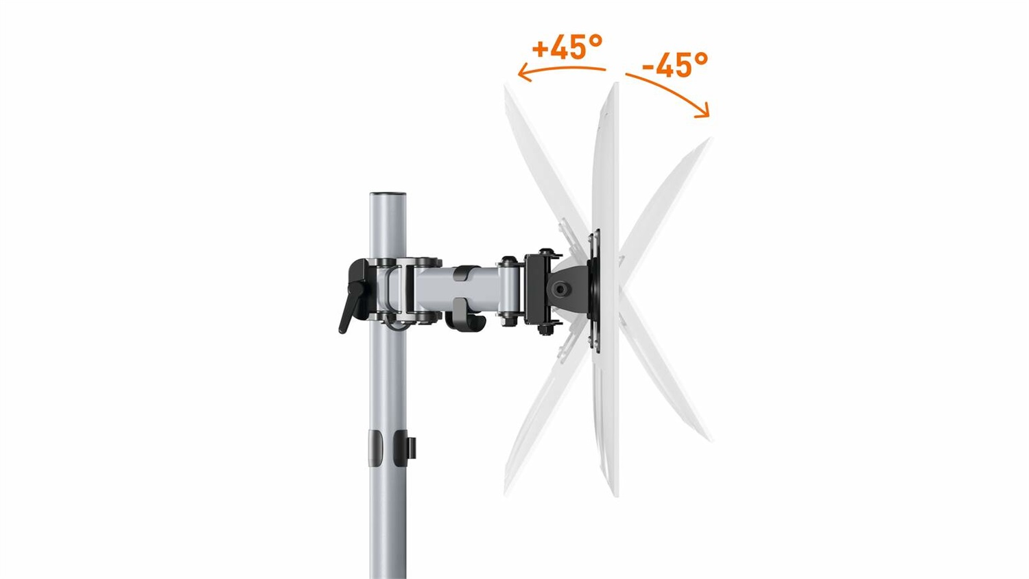 Durable Braccio Porta Monitor Select 509523 per 2 Monitor fino a 27