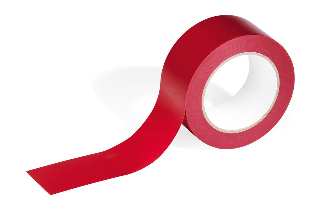 Durable Nastro adesivo per marcatura DURALINE BASIC 50/016 - 50 mm x 33 m - rosso - removibile