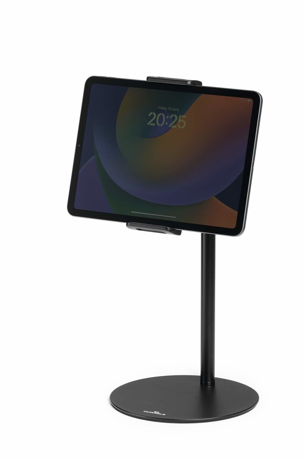 Durable TWIST TABLE - Supporto da tavolo per tablet e smartphone, regolabile, compatibile con dispositivi da 4.7 a 13 pollici, fino a 1000 g, braccio snodabile e giunto sferico