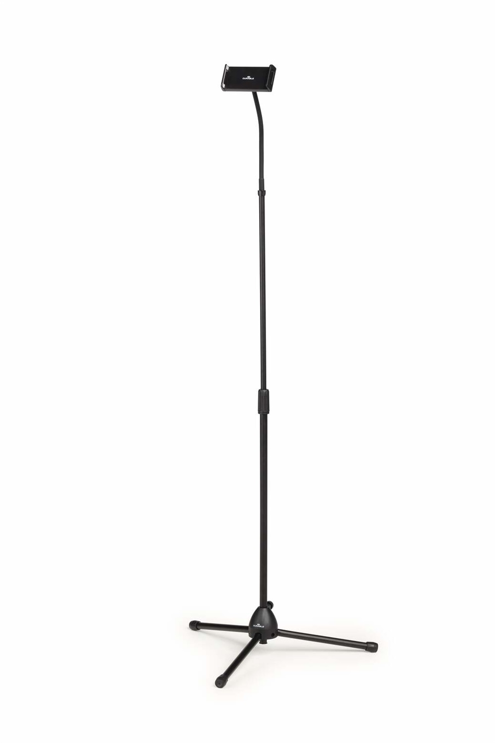 Durable TWIST FLOOR Supporto da pavimento per smartphone e tablet 4.7-13 pollici, altezza regolabile fino a 1,72 m, braccio snodabile, giunto sferico, sacca da 70 cm inclusa