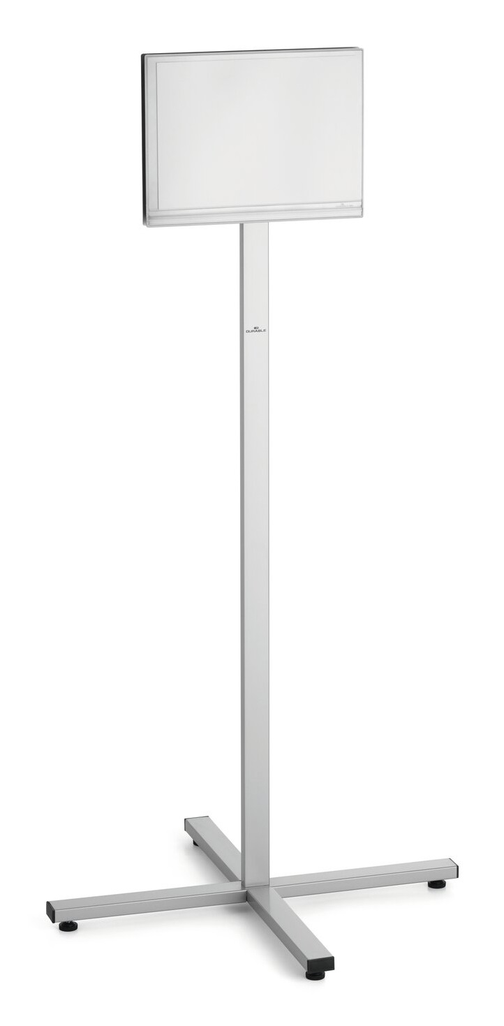 DURABLE Espositore Info Stand Outdoor A4 - Acciaio Inossidabile Resistente alle Intemperie
