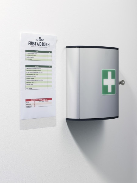 Durable POCKETFIX® A4 - Buste adesive in polipropilene trasparente, confezione da 25 pezzi