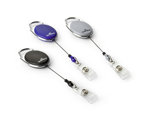 Durable Chiocciola Yo-Yo Style Blu con Filo Retrattile 80 cm - Confezione da 10 Pezzi