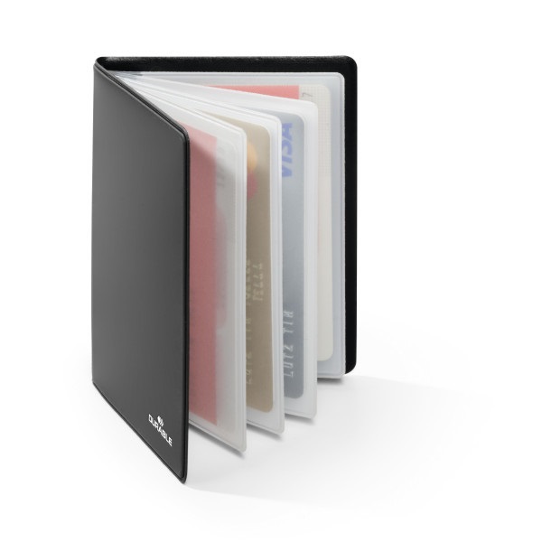 Durable Porta Carte di Credito RFID Secure - Capacità 8 Tessere, Dimensioni 54x86 mm, Colore Antracite
