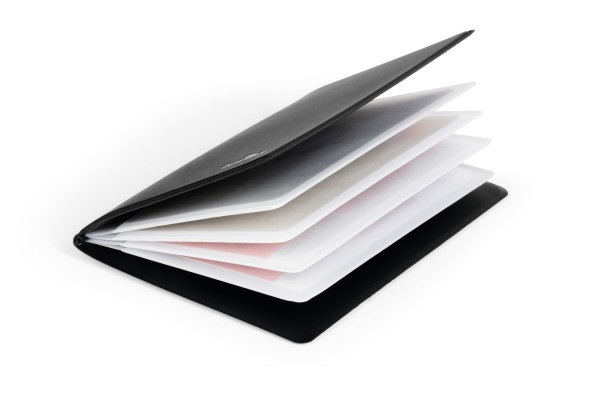 Durable Porta Carte di Credito RFID Secure - Capacità 8 Tessere, Dimensioni 54x86 mm, Colore Antracite
