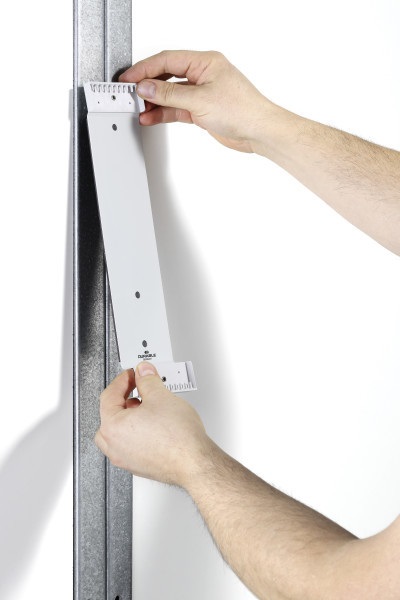 Durable VARIO MAGNET WALL Leggio da Parete con Supporto Magnetico, 10 Pannelli A4, Colore Nero, Dimensioni 390x325x260 mm