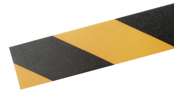 Durable 1726130 - Nastro Adesivo Antiscivolo DURALINE STRONG 50 mm x 30 m, Giallo/Nero, Bicolore per Segnaletica Orizzontale