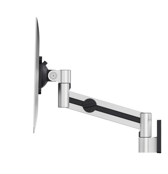 Durable 509023 Braccio Porta Monitor Pro da Parete, Estensibile per Schermi da 21-27