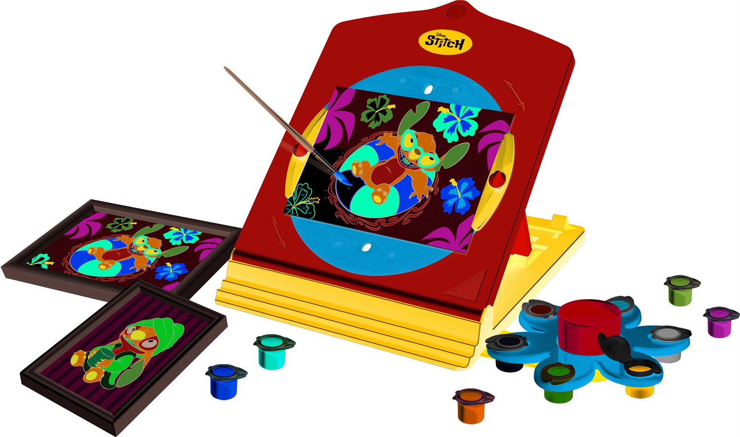 Ravensburger CreArt Atelier Disney Stitch - Set di Pittura con Cavalletto per Bambini dai 7 Anni, Painting by Numbers, Lavoretti Creativi