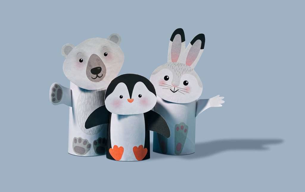 Ravensburger EcoCreate Midi Winter Time - Gioco Creativo e Bricolage Upcycling per Bambini 6 Anni