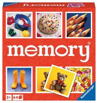 Ravensburger Memory® Junior - Gioco di Memoria per Famiglie, Età 3 , 64 Tessere con 32 Immagini Colorate