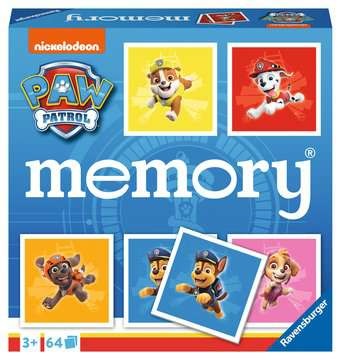 Ravensburger Memory® Paw Patrol - Gioco di Memoria con 64 Tessere, per Bambini dai 3 Anni