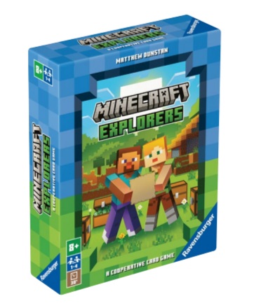 Ravensburger Minecraft Explorers - Gioco di carte cooperativo per 1-4 giocatori, età 8 , esplora il mondo di Minecraft