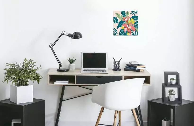 Ravensburger CreArt Serie Trend Quadrati - Kit Pittura Piante Tropicali, Dipingere con i Numeri, 20x20 cm, Ideale per 14 Anni
