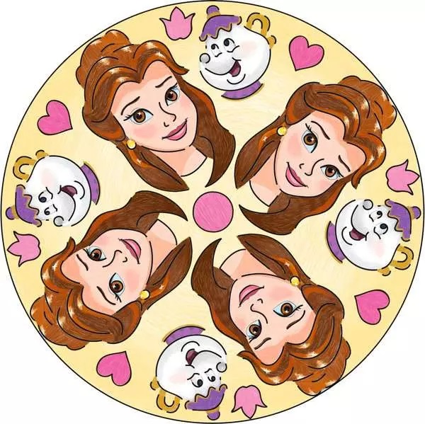 Ravensburger Mandala Designer Princess - Kit Creativo per Disegnare Mandala a Tema Principesse Disney per Bambini 6 Anni