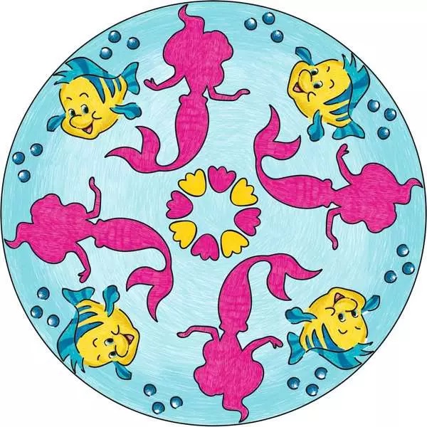 Ravensburger Mandala Designer Princess - Kit Creativo per Disegnare Mandala a Tema Principesse Disney per Bambini 6 Anni