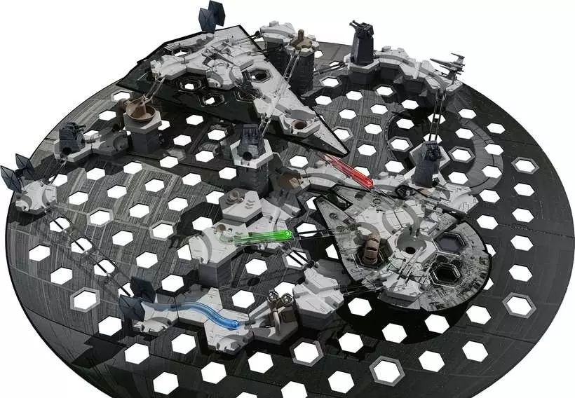 Ravensburger GraviTrax Action Set Star Wars - Morte Nera, Pista di Biglie, Gioco Interattivo ed Educativo STEM, 201 Pezzi, per Bambini 8 Anni