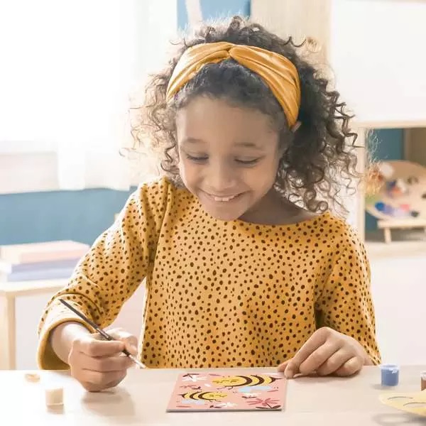 Ravensburger CreArt - Kit per Dipingere con Numeri Apette Felici per Bambini 7 Anni