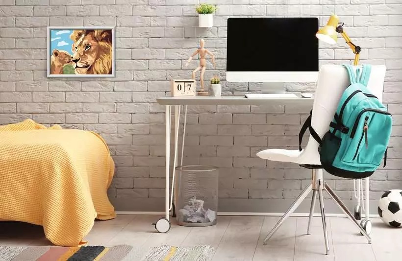 Ravensburger CreArt Serie D: Leone e Cucciolo - Kit di Pittura per Bambini 9 Anni, Dipingere con i Numeri, Cornice Inclusa, 18x24cm