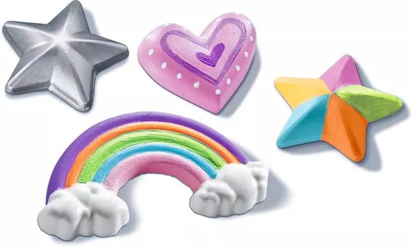 RAVENSBURGER Be Creative in Gesso Unicorno - Kit Creativo per 10 Opere d'Arte da Decorare