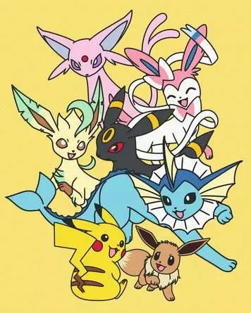 Ravensburger CreArt Trend C: Kit di Pittura Adulti Pokémon Leggendari, Dipingere con i Numeri, 24x30 cm