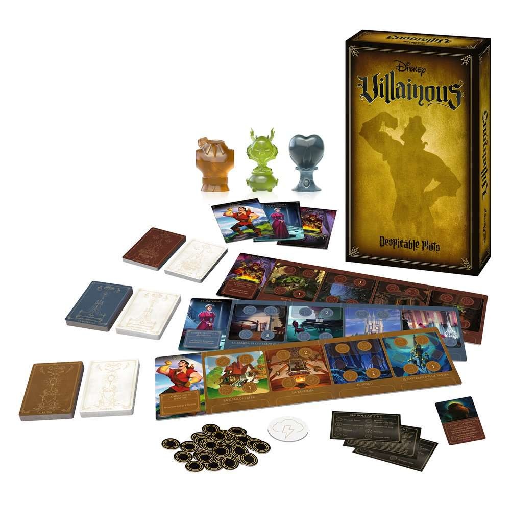 Ravensburger Disney Villainous Despicable Plots - Espansione Gioco da Tavolo per 2-3 Giocatori, Adatto per Famiglie e Ragazzi 10 Anni