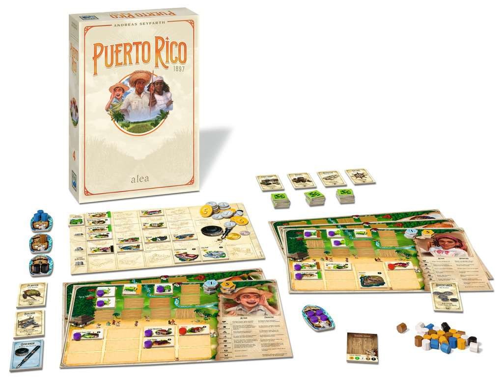Ravensburger Puerto Rico 1897 - Gioco da Tavolo Strategico per Bambini e Adulti Ambientato a Porto Rico