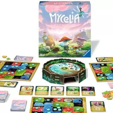 Ravensburger Mycelia - Gioco da Tavolo Strategico per 1-4 Giocatori, per Tutta la Famiglia, 9 Anni, Edizione Italiana
