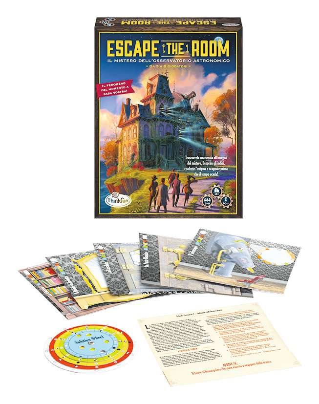 Ravensburger Escape the Room: Il Mistero dell'Osservatorio Astronomico - Gioco da Tavolo Strategia per 3-8 Giocatori, Età 10 , Tempo di Gioco 90 Minuti