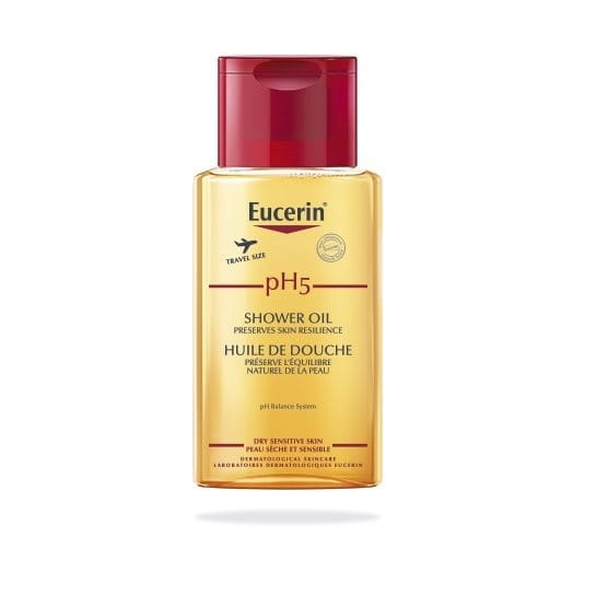Eucerin pH5 Olio Detergente Doccia 200 ml - Ideale per Pelle Secca e Sensibile, Formula Nutriente con Tensioattivi Ultra Delicati