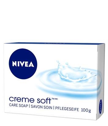 Nivea Creme Soft Sapone Saponetta 100 g - Idratante e Delicato per Mani e Corpo