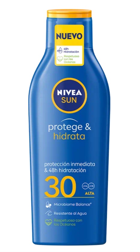 NIVEA Sun Protect & Moisture Lozione Solare Idratante SPF 30 - 200 ml
