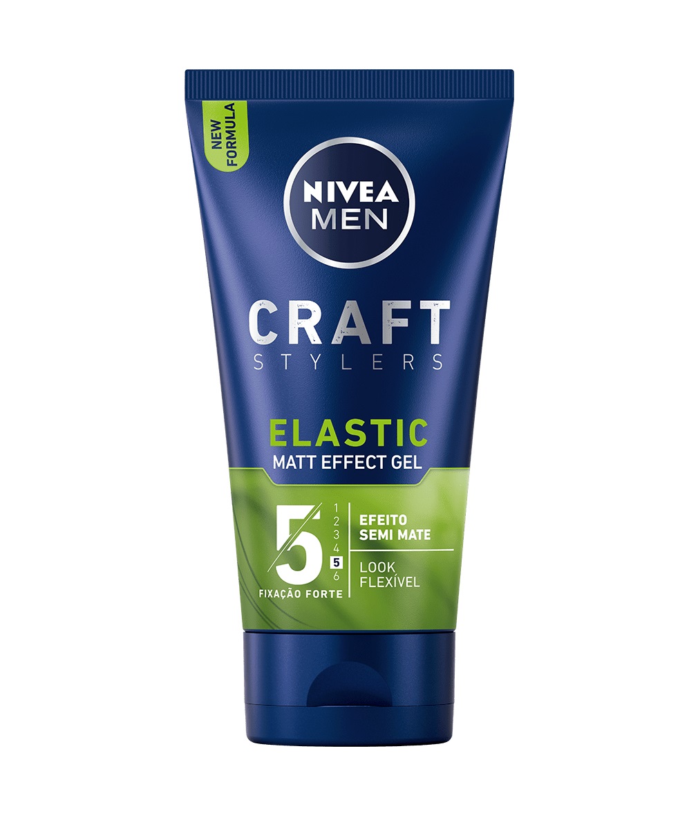 NIVEA Gel Fissante per Capelli Elastic 150 ml - Tenuta Forte ed Elastico, Ideale per Look Estremi