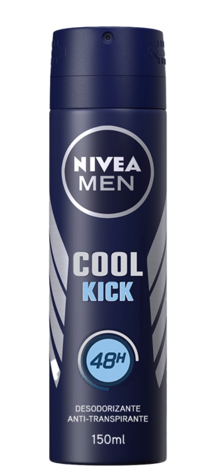 NIVEA Men Cool Kick Deodorante Spray Antitraspirante 150 ml - Freschezza Vitalizzante per 48 Ore