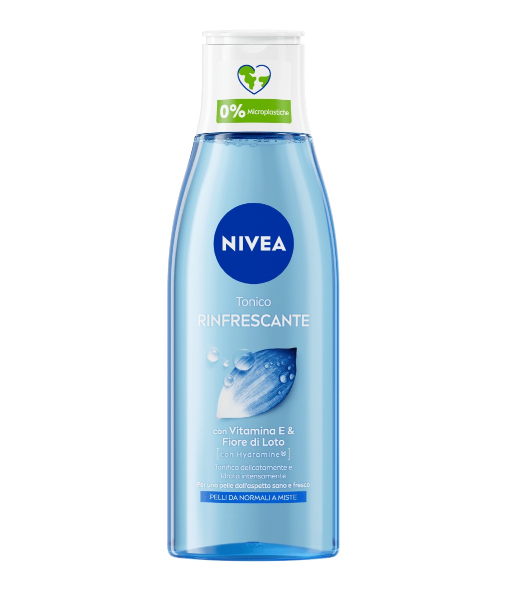 NIVEA Tonico Rinfrescante 200 ml - Tonifica e Rivitalizza con Vitamina E e Hydra IQ