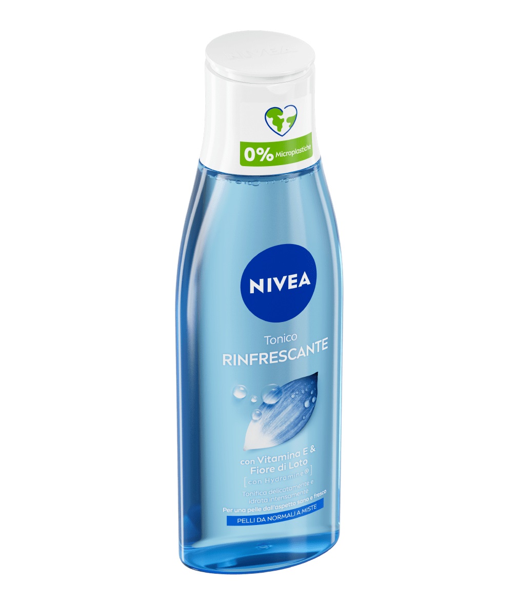 NIVEA Tonico Rinfrescante 200 ml - Tonifica e Rivitalizza con Vitamina E e Hydra IQ
