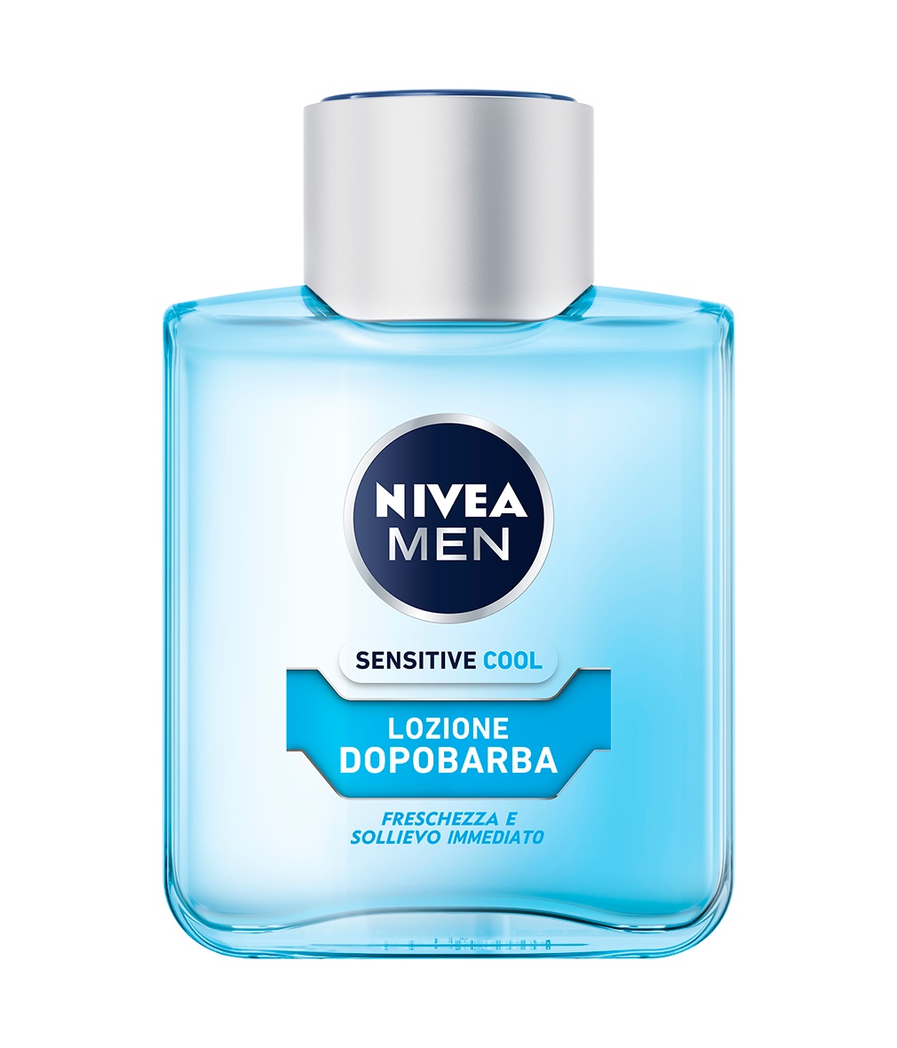 NIVEA Men Sensitive Cool Lozione Dopobarba 100 ml - Rinfrescante, Lenitiva e Senza Alcool
