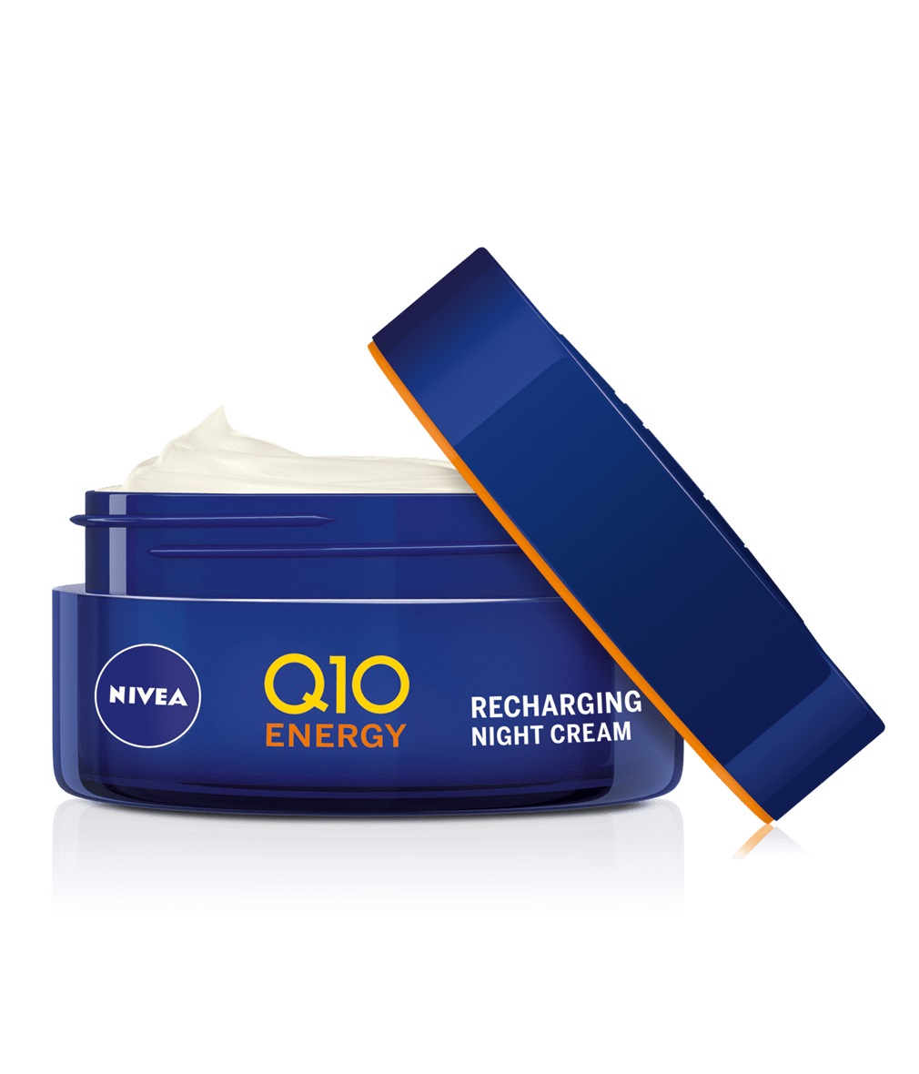 NIVEA Q10 Energy Crema Notte Rigenerante Antirughe con Vitamina C e Coenzima Q10, 50 ml