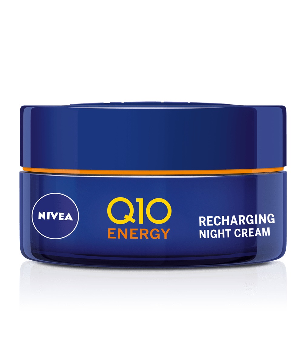 NIVEA Q10 Energy Crema Notte Rigenerante Antirughe con Vitamina C e Coenzima Q10, 50 ml