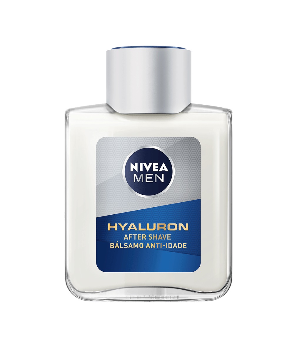 NIVEA Men Anti-Age Hyaluron Balsamo Dopobarba 100 ml - Idratante e Rivitalizzante con Acido Ialuronico per Pelli Mature